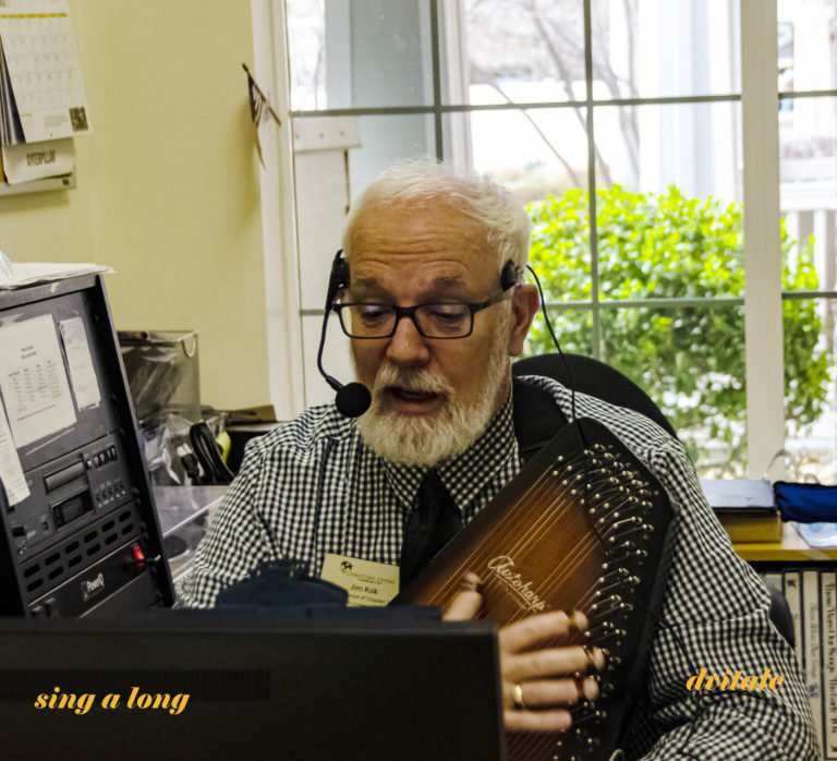 Chaplain Jim Kok leads sing-a-long from HCRK radio station. Chaplain Jim Kok leads sing-a-long from HCRK radio station.
