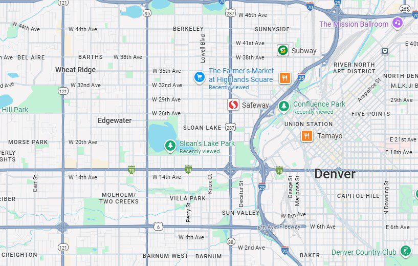 the highlands neighborhood landscape